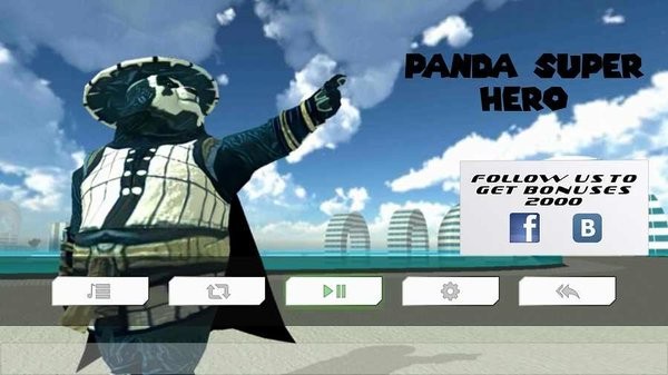 超级英雄飞翔熊猫(Superhero Fly Panda)