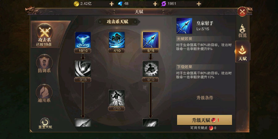 精灵盛典敏弓天赋加点顺序方法
