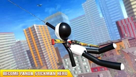 Panda Stickman Hero(熊猫火柴人勇士无敌版)