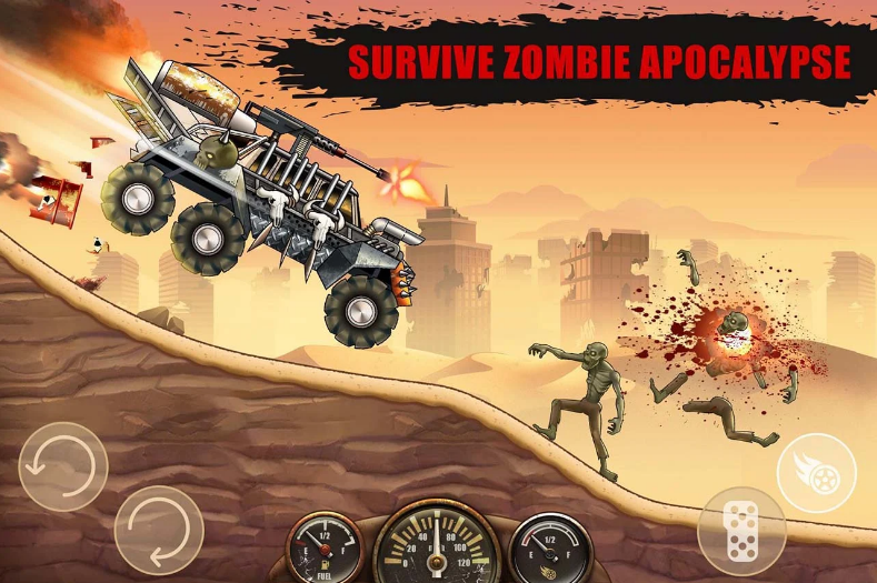 山地僵尸赛车无敌版(Zombie Hill Racing)