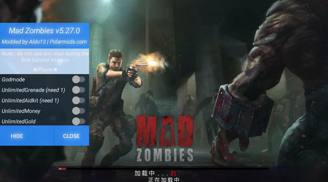 疯狂丧尸(MadZombies)内置菜单版