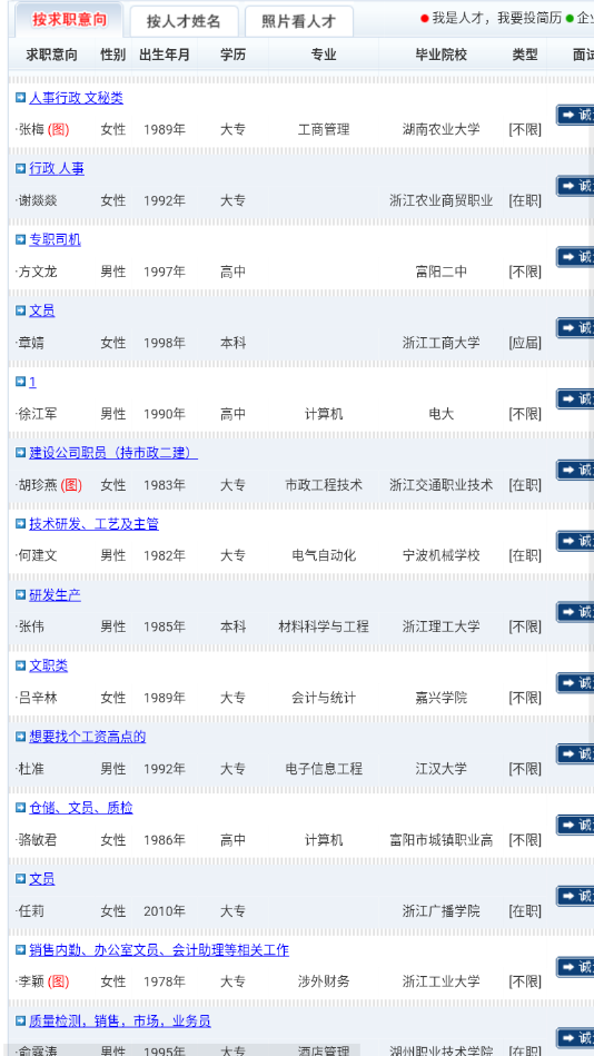 富阳招聘求职门户网站官方版