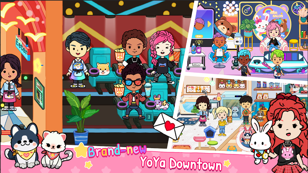尤雅世界内置作弊菜单版(YoYa: Busy Life World)