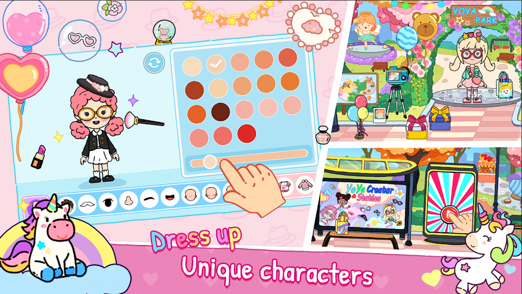 尤雅世界内置作弊菜单版(YoYa: Busy Life World)