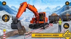 Snow Offroad Construction Excavator（雪地越野建设）游戏安卓手机版