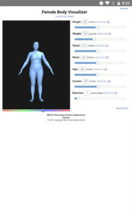 身材模拟器游戏官方手机版(Bodyvisualizer)