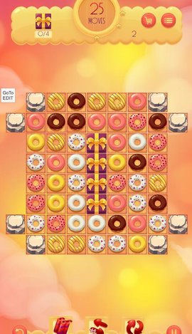 甜甜圈比赛3游戏安卓版（Donut Match 3）