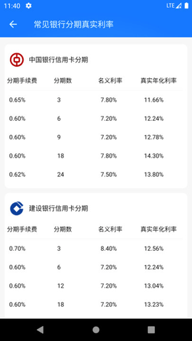 真实利率计算器app