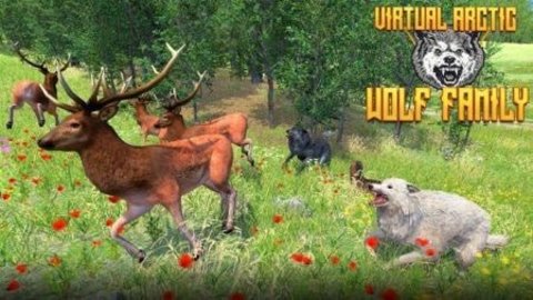 虚拟北极狼家庭安卓版（Virtual Arctic Wolf Family Simulator）