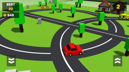 环行碰撞障碍赛安卓版(Circle Crash Blocky Race)