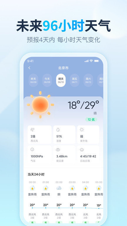 天天天气app