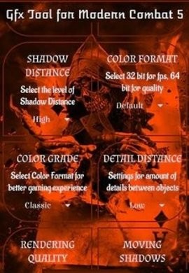 现代战斗5画质工具(Gfx Tool for Modern Combat 5)
