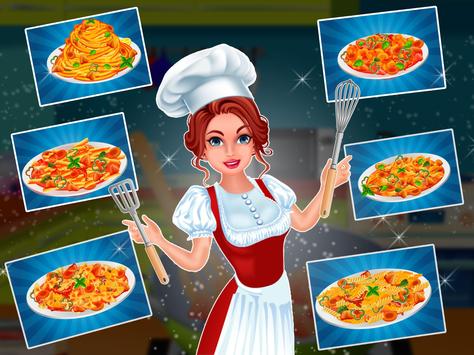 在厨房做意大利面食品(Make Pasta In Cooking Kitchen)