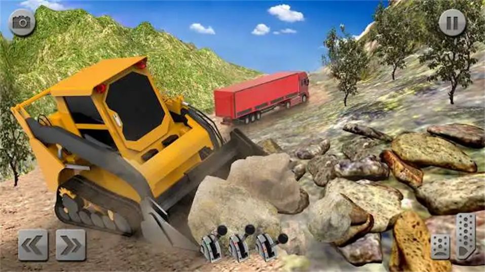 越野欧元卡车司机货运最新版(Sand Excavator Truck driving Rescue simulator 3D)