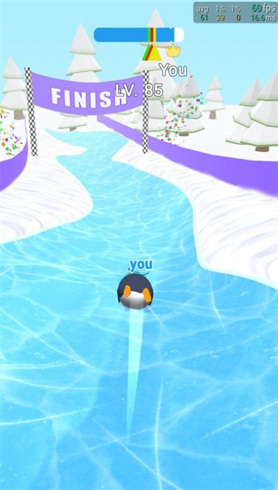 企鹅雪地赛游戏免费版(Penguin Snow Race)