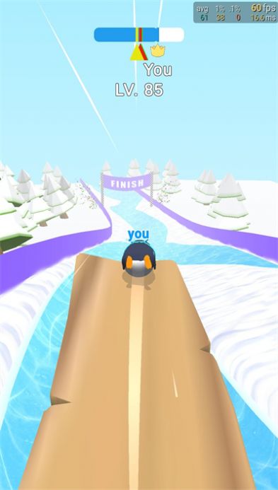 企鹅雪地赛游戏免费版(Penguin Snow Race)