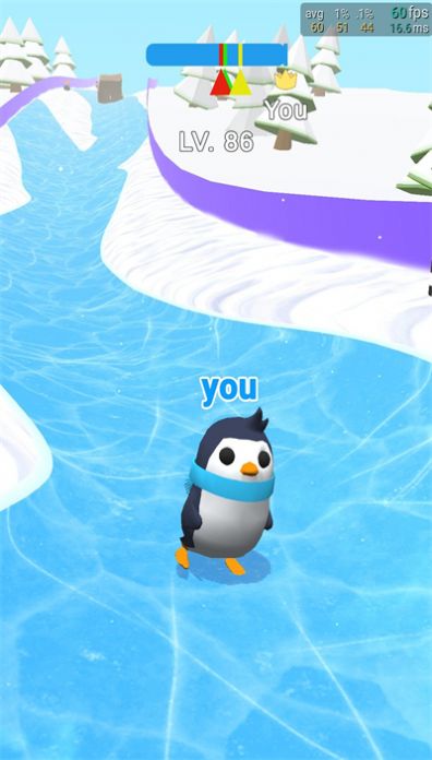 企鹅雪地赛游戏免费版(Penguin Snow Race)