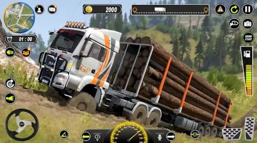 泥卡车货物模拟器官方版(Offroad Mud Truck Games 3D)