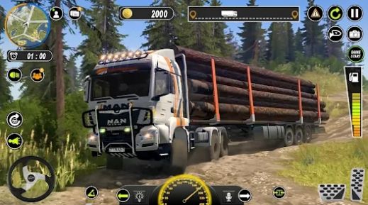 泥卡车货物模拟器官方版(Offroad Mud Truck Games 3D)