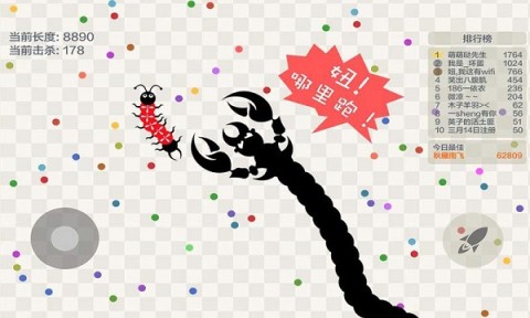 小蛇斗蜈蚣