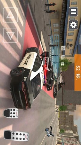 警察驾驶警车模拟