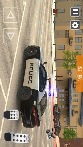 警察驾驶警车模拟