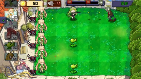植物娘大战僵尸魅魔版