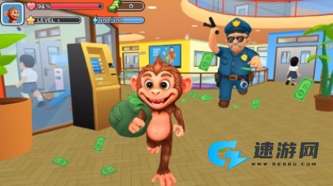 猴子学生校园恶作剧