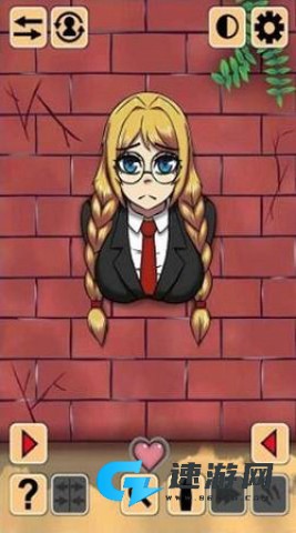 卡在墙壁上的人