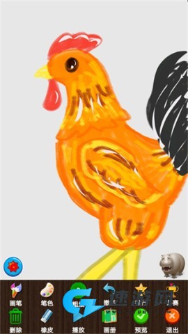 孩子画画