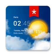 Transparent clock weather(Ad-free)专业版