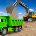 越野欧元卡车司机货运最新版(Sand Excavator Truck driving Rescue simulator 3D)