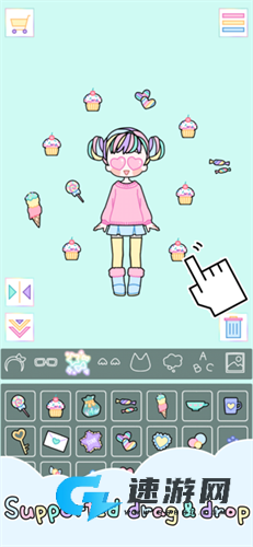 粉彩女孩2