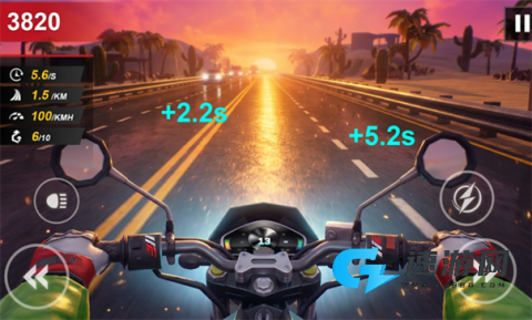 摩托车手公路赛